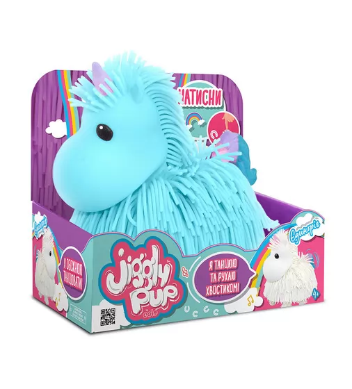 Інтерактивна іграшка Jiggly Pup - Чарівний єдиноріг (блакитний) - JP002-WB-BL_6.jpg - № 6