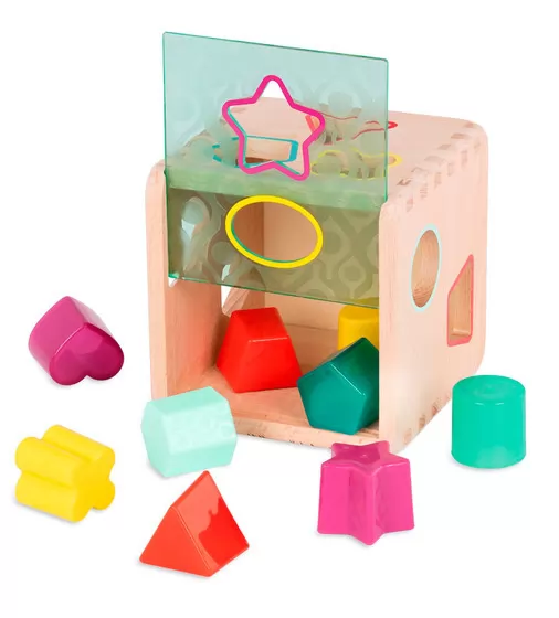 Развивающая деревянная игрушка-сортер - Волшебный куб - BX1763Z_4.jpg - № 4
