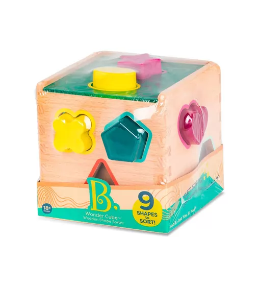 Розвиваюча дерев'яна іграшка-сортер - Чарівний куб - BX1763Z_6.jpg - № 6