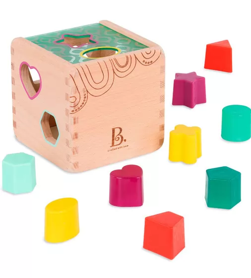 Развивающая деревянная игрушка-сортер - Волшебный куб - BX1763Z_2.jpg - № 2