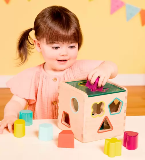 Развивающая деревянная игрушка-сортер - Волшебный куб - BX1763Z_5.jpg - № 5