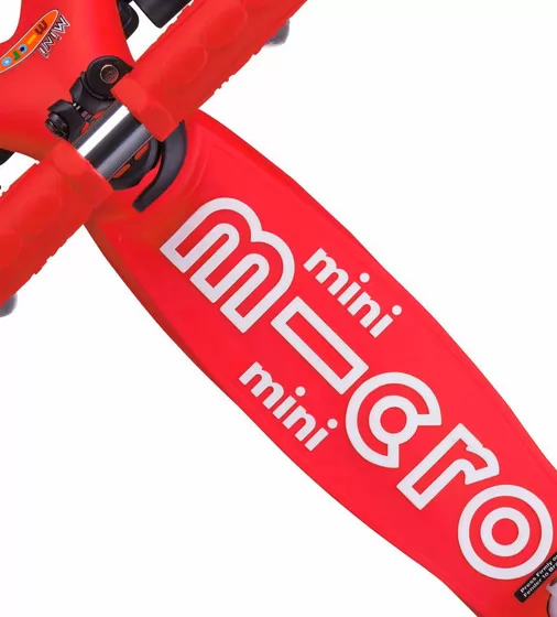Самокат Micro серии Mini Deluxe" - Красный (LED)" - MMD052_8.jpg - № 8