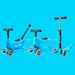 Самокат Micro серии Mini2go Deluxe Plus" - Голубой" - MMD034_11.jpg - № 11