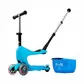 Самокат Micro серии Mini2go Deluxe Plus" - Голубой" - MMD034_6.jpg - № 6