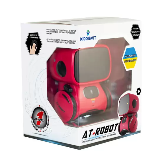 Інтеракт. робот з голосовим керуванням – AT-Rоbot (черв., укр.)