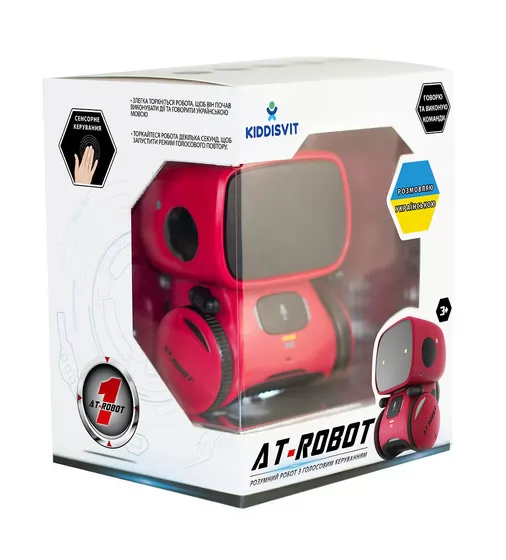 Інтеракт. робот з голосовим керуванням – AT-Rоbot (черв., укр.) - AT001-01-UKR_11.jpg - № 11