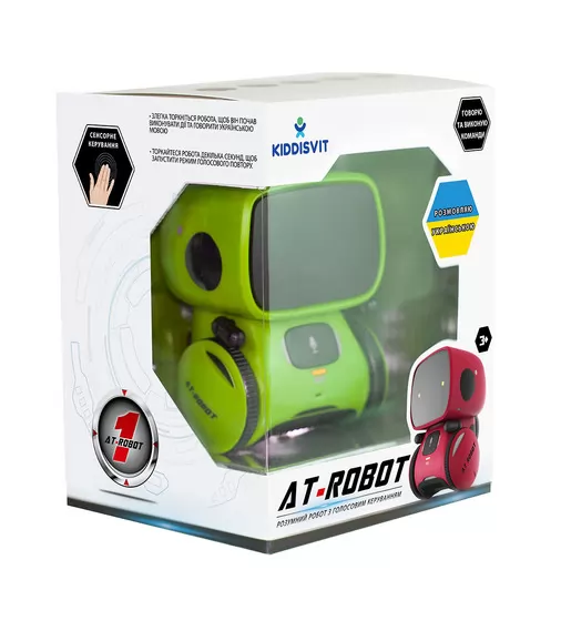 Інтеракт. робот з голосовим керуванням – AT-Rоbot (зелен., укр.) - AT001-02-UKR_11.jpg - № 11