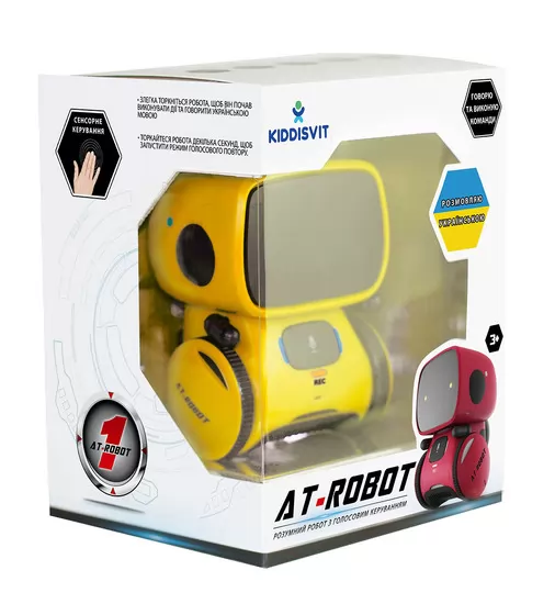 Інтеракт. робот з голосовим керуванням – AT-Rоbot (жовт., укр.) - AT001-03-UKR_11.jpg - № 11