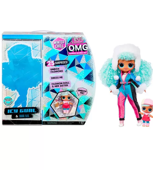 Игровой набор с куклой L.O.L. Surprise! серии O.M.G Winter Chill" – Ледяная Леди" - 570240_1.jpg - № 1