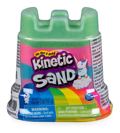 Пісок для дитячої творчості - KINETIC SAND МІНІ-ФОРТЕЦЯ (різнокольоровий, 141 g) - 71477_1.jpg - № 1