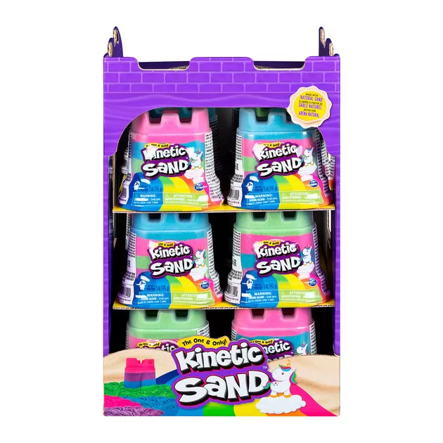 Пісок для дитячої творчості - KINETIC SAND МІНІ-ФОРТЕЦЯ (різнокольоровий, 141 g)