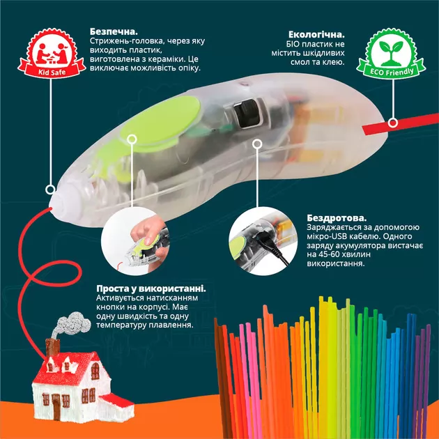 3D-ручка 3Doodler Start для дитячої творчості - Hexbug