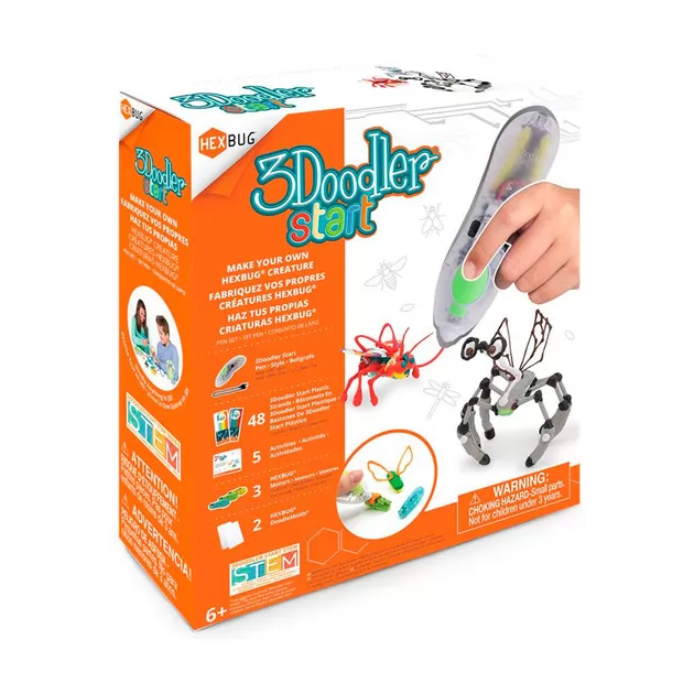 3D-ручка 3Doodler Start для дитячої творчості - Hexbug