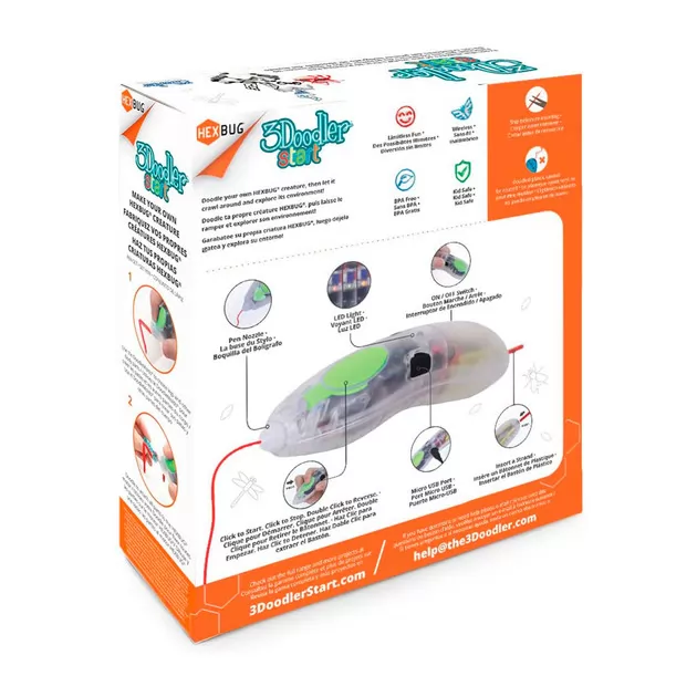 3D-ручка 3Doodler Start для дитячої творчості - Hexbug