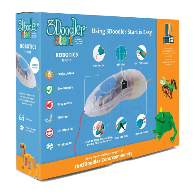 3D-ручка 3Doodler Start для дитячої творчості - Роботехніка