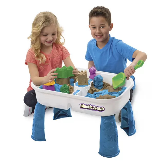 Набір піску для дитячої творчості - KINETIC SAND TABLE з двома видами піску