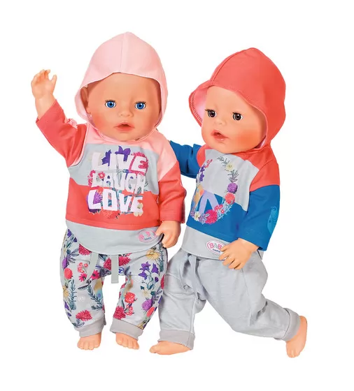 Набор одежды для куклы BABY born - Трендовый спортивный костюм (розовый) - 826980-1_2.jpg - № 2