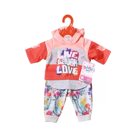 Набор одежды для куклы BABY born - Трендовый спортивный костюм (розовый)