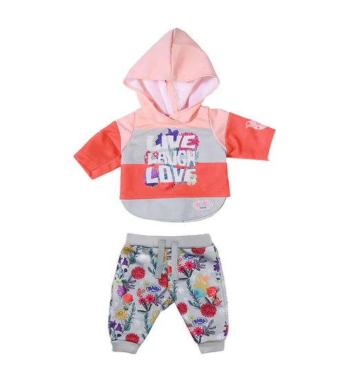 Набор одежды для куклы BABY born - Трендовый спортивный костюм (розовый) - 826980-1_1.jpg - № 1