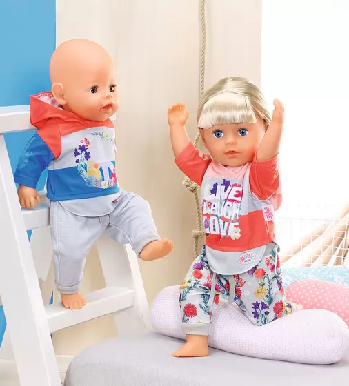 Набор одежды для куклы BABY born - Трендовый спортивный костюм (розовый) - 826980-1_3.jpg - № 3