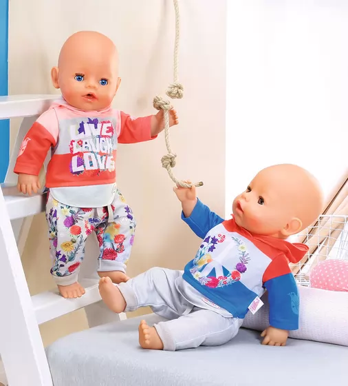 Набір одягу для ляльки BABY born - Трендовий спортивний костюм (рожевий) - 826980-1_4.jpg - № 4