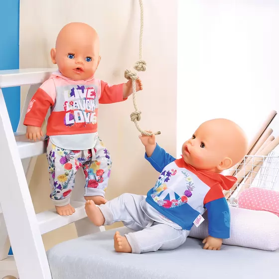 Набор одежды для куклы BABY born - Трендовый спортивный костюм (розовый)