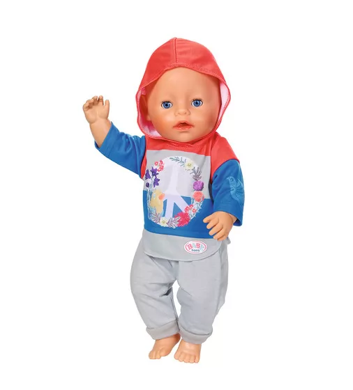 Набір одягу для ляльки BABY born - Трендовий спортивний костюм (синій) - 826980-2_2.jpg - № 2