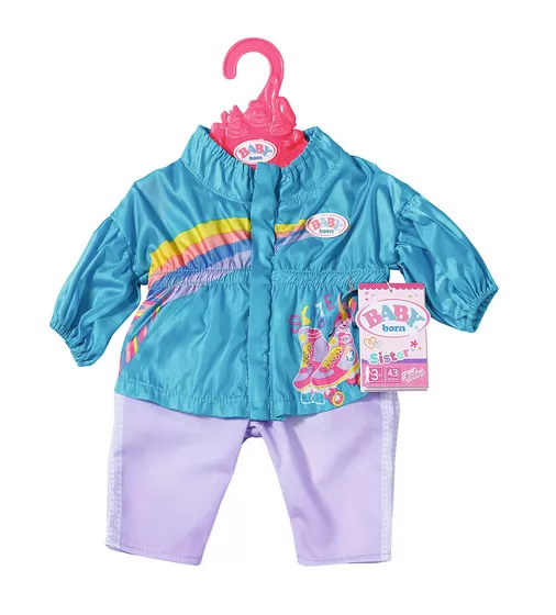 Набор одежды для куклы BABY born - Кэжуал сестрички (голубой) - 828212-2_7.jpg - № 7