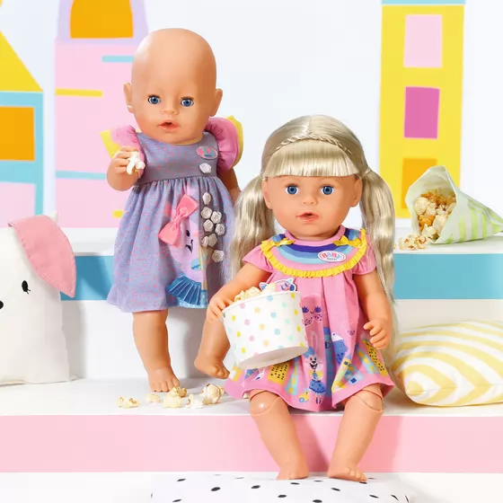 Одяг для ляльки BABY born - Мила сукня (рожеве)