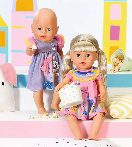 Одежда для куклы BABY born - Милое платье (фиолетовое) - 828243-2_4.jpg - № 4