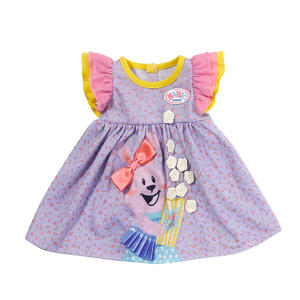 Одяг для ляльки BABY born - Мила сукня (фіолетове)