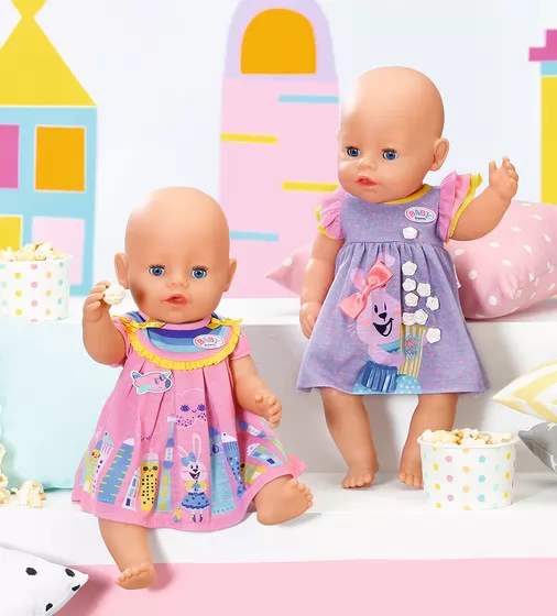 Одяг для ляльки BABY born - Мила сукня (фіолетове) - 828243-2_3.jpg - № 3