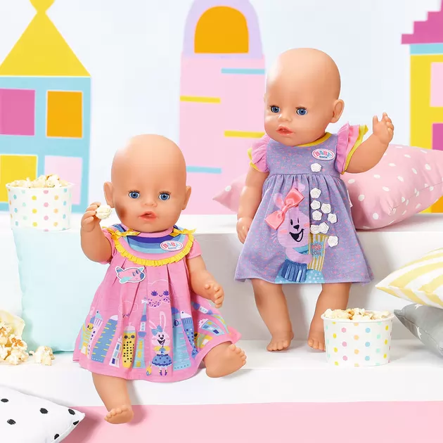 Одяг для ляльки BABY born - Мила сукня (фіолетове)