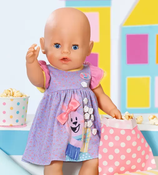 Одяг для ляльки BABY born - Мила сукня (фіолетове) - 828243-2_2.jpg - № 2