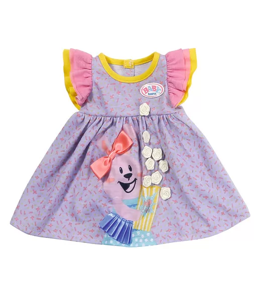 Одяг для ляльки BABY born - Мила сукня (фіолетове) - 828243-2_1.jpg - № 1