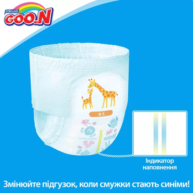 Трусики-Подгузники Goo.N Для Детей (M,  6-12 Кг) коллекция 2018 года