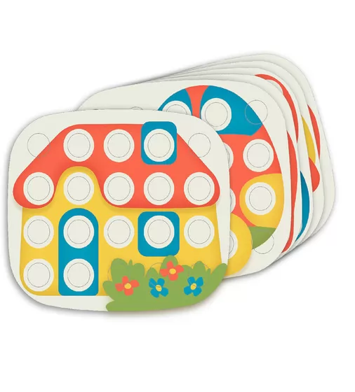 Набор серии Play Bio"- Для занятий мозаикой Fantacolor Baby (большие фишки (21 шт.) + доска)" - 84405-Q_3.jpg - № 3