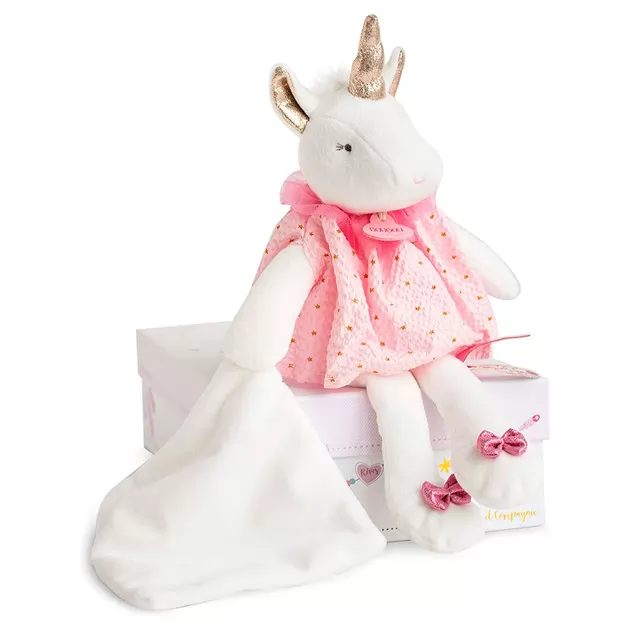 М'яка іграшка Doudou &ndash; Єдиноріг (26 cm)