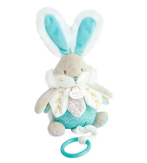 Музична іграшка Doudou – Кролик м'ятний(20 cm) - DC3493_1.jpg - № 1