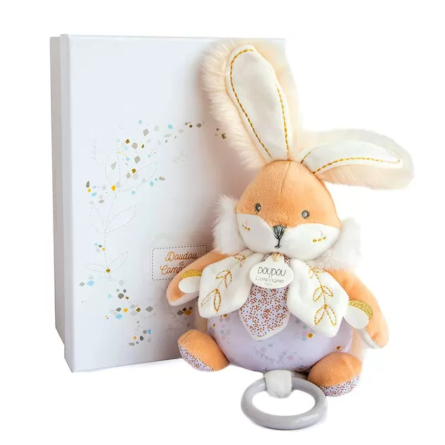 Музична іграшка Doudou &ndash; Кролик лавандовий (20 cm)