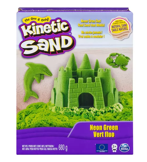 Песок Для Детского Творчества - Kinetic Sand Color (Зеленый) - 71409G_1.jpg - № 1