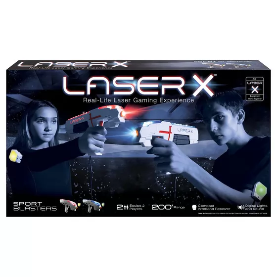Игровой набор для лазерных боев - Laser X Sport для двух игроков