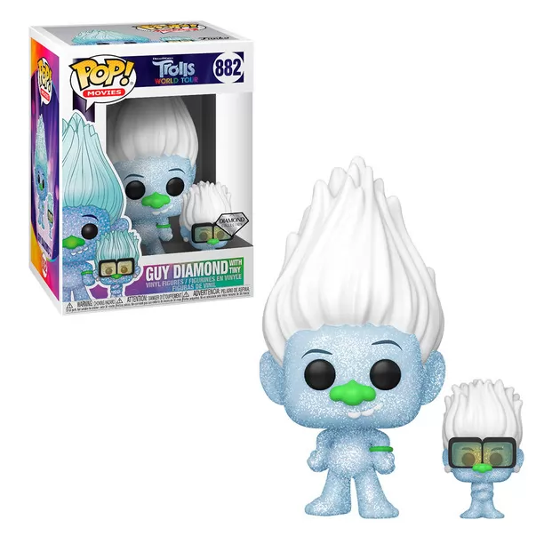 Игровая фигурка Funko POP! серии Тролли 2: Мировой тур" - Алмазик с крохой"