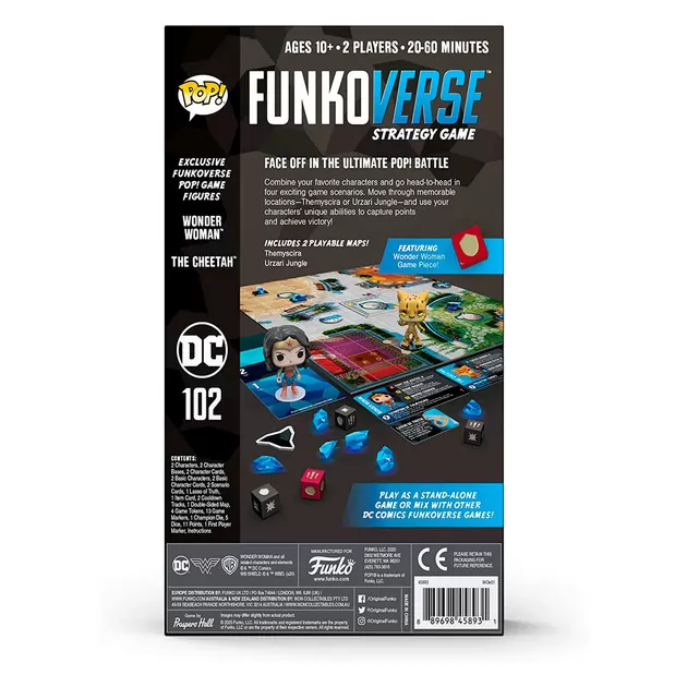 Настольная игра FUNKOVERSE с двумя фигурками - DC 102
