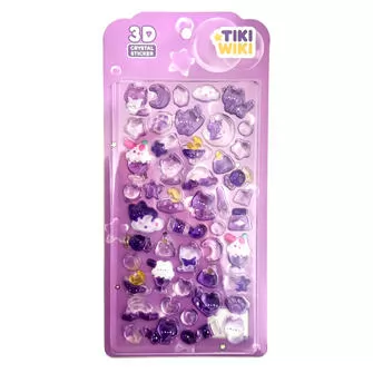 Набір 3D-наліпок Tiki Wiki серії Crystal
