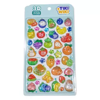Набір 3D-наліпок Tiki Wiki серії Crystal