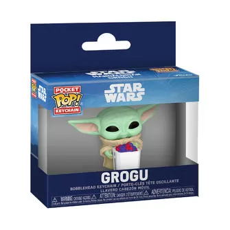Игровая фигурка на клипсе Funko POP! серии Мандалорец и Грогу - Грогу с попкорном