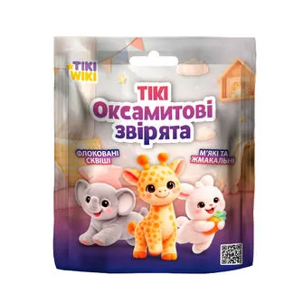 Іграшка-сквіш Tiki Wiki – Tiкi Оксамитові звірята