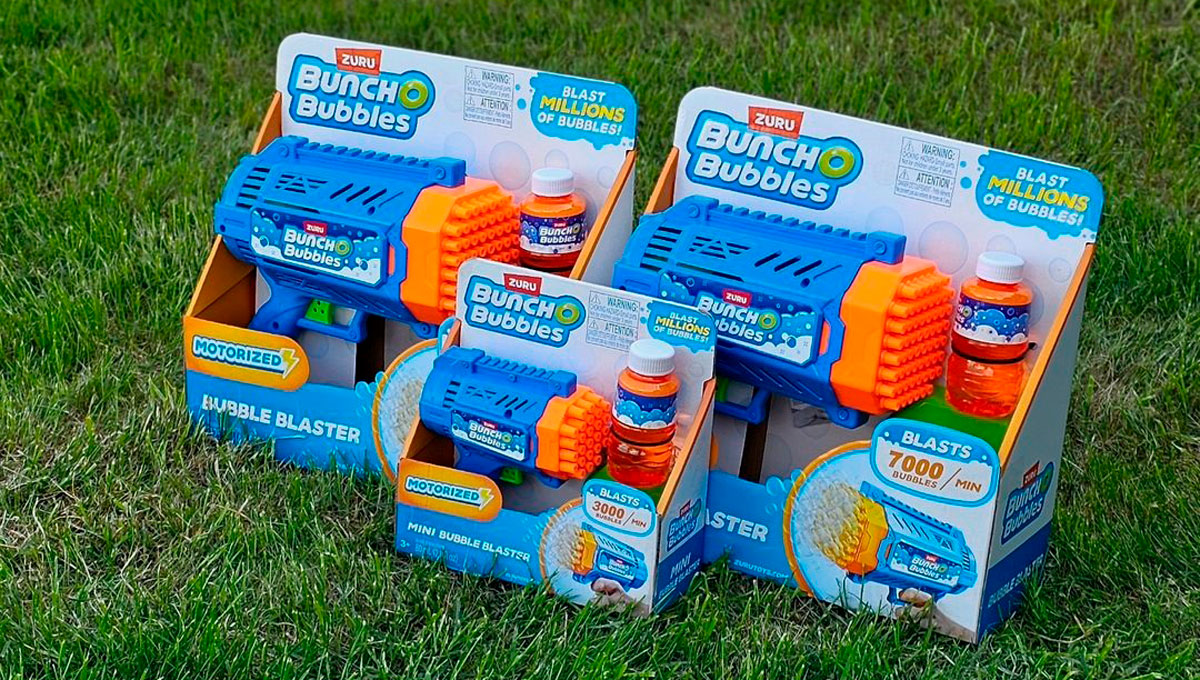 Бластеры с мыльными пузырями от Bunch O Bubbles! | KIDDISVIT. Игрушки ...