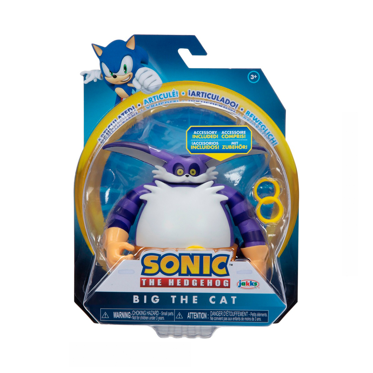Игровая фигурка с артикуляцией SONIC THE HEDGEHOG - Модерн Кот Биг Игровая фигурка с артикуляцией SONIC THE HEDGEHOG - Модерн Кот Биг